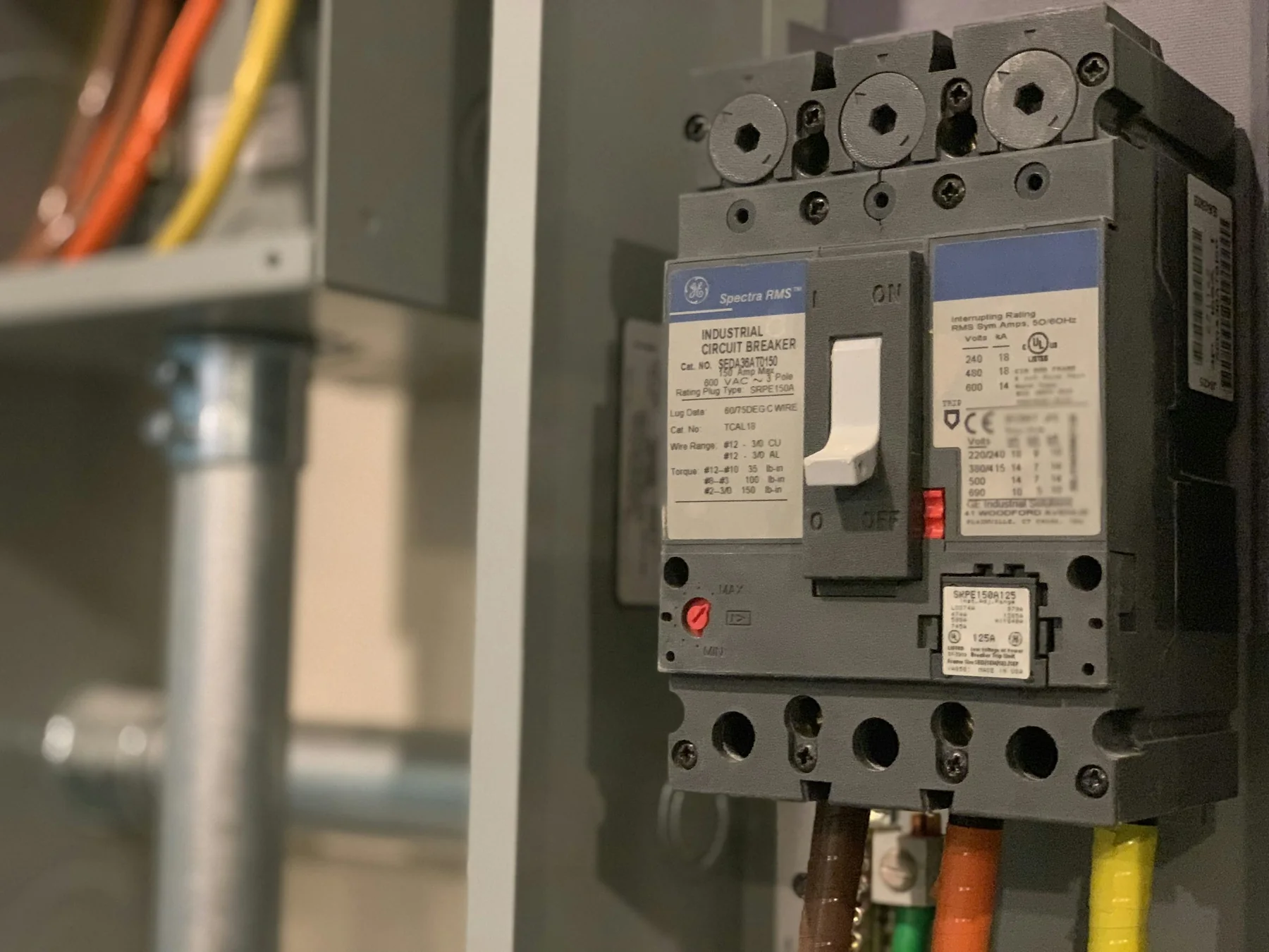 Representative electrical control-panel image