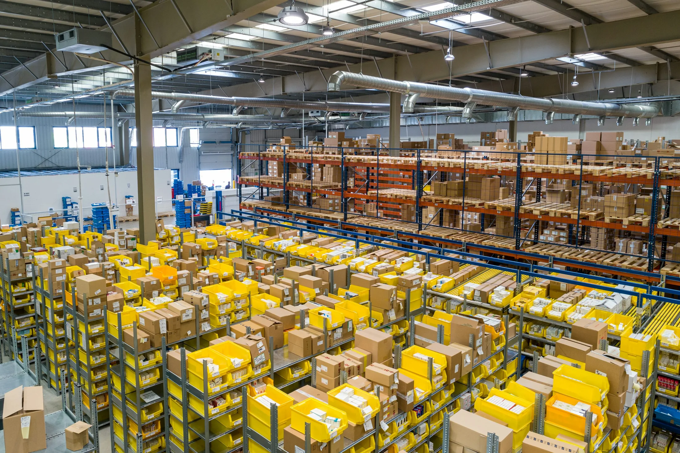 Large warehouse and commercial building